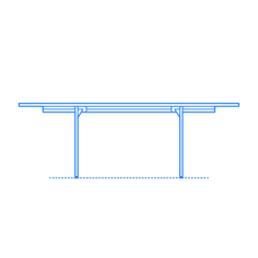 Furniture Dining Tables Antenna Table Racetrack Sketch Style Svg Vector, Free Vectors File